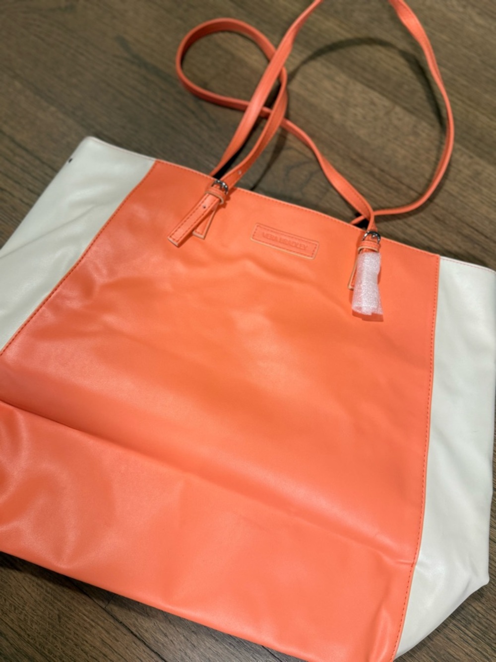 Vera Bradley NEW Peach and Cream
Leather Structured Tote